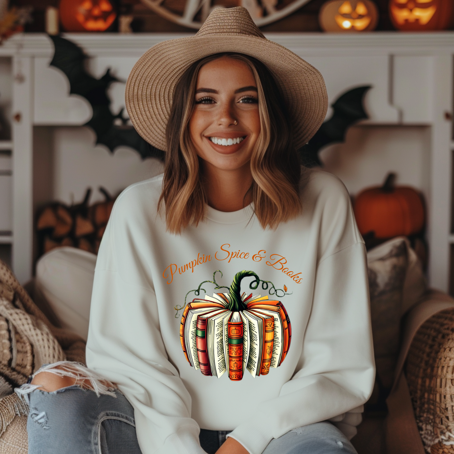 Pumpkin Spice & Books Sweatshirt