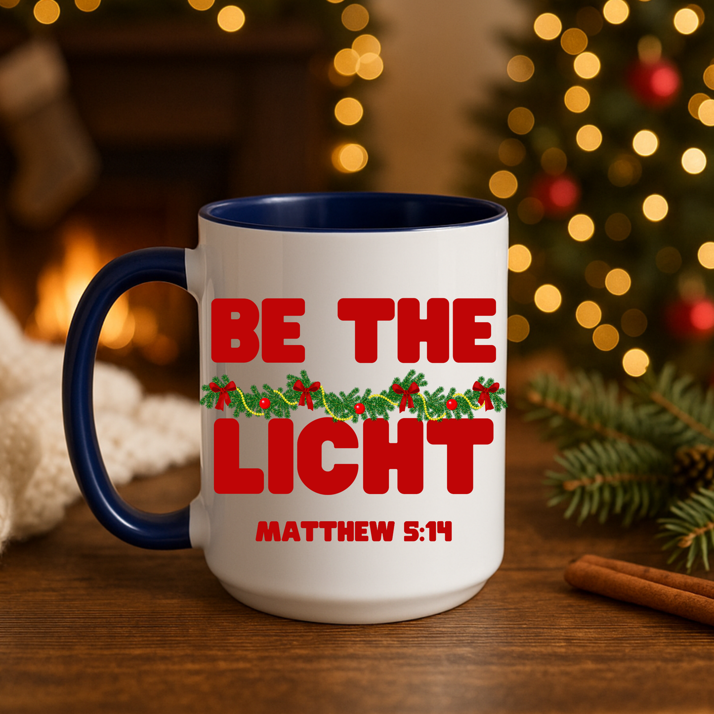 Be the Light – Matthew 5:14 Scripture Mug