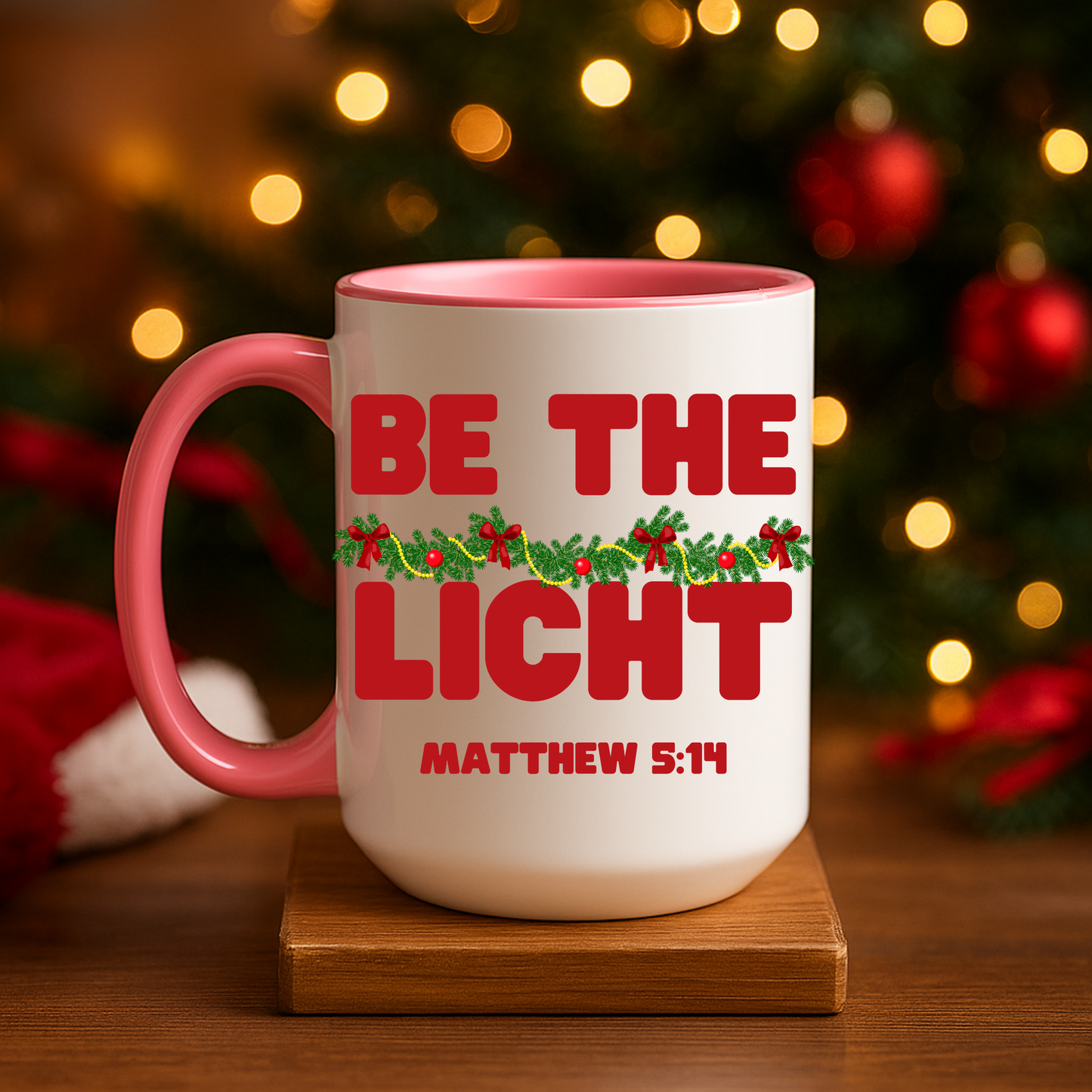 Be the Light – Matthew 5:14 Scripture Mug