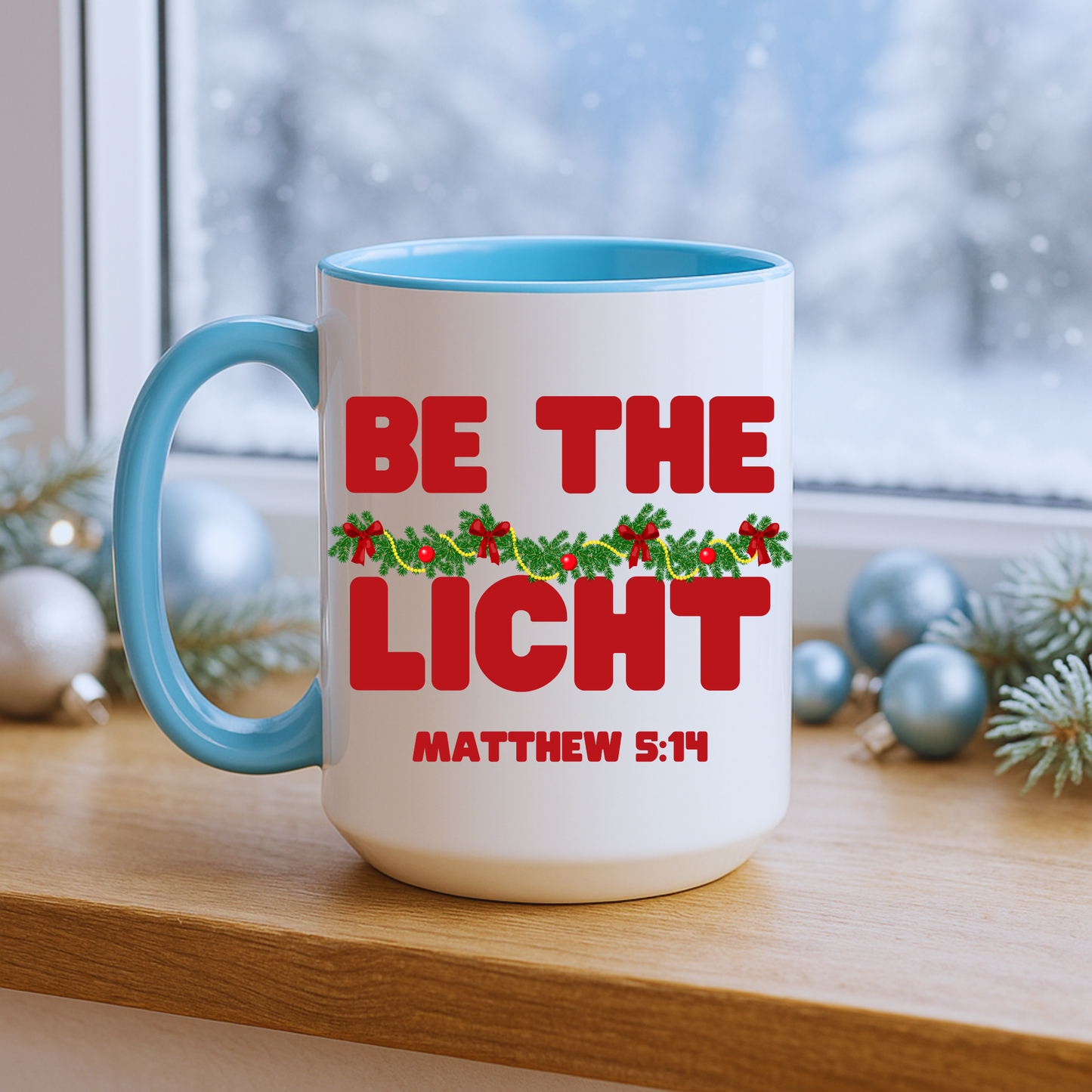 Be the Light – Matthew 5:14 Scripture Mug