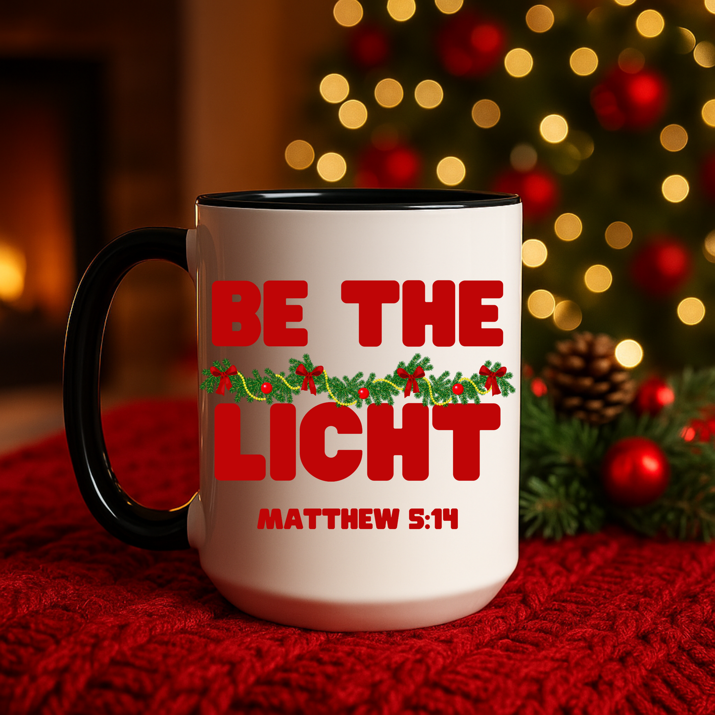 Be the Light – Matthew 5:14 Scripture Mug