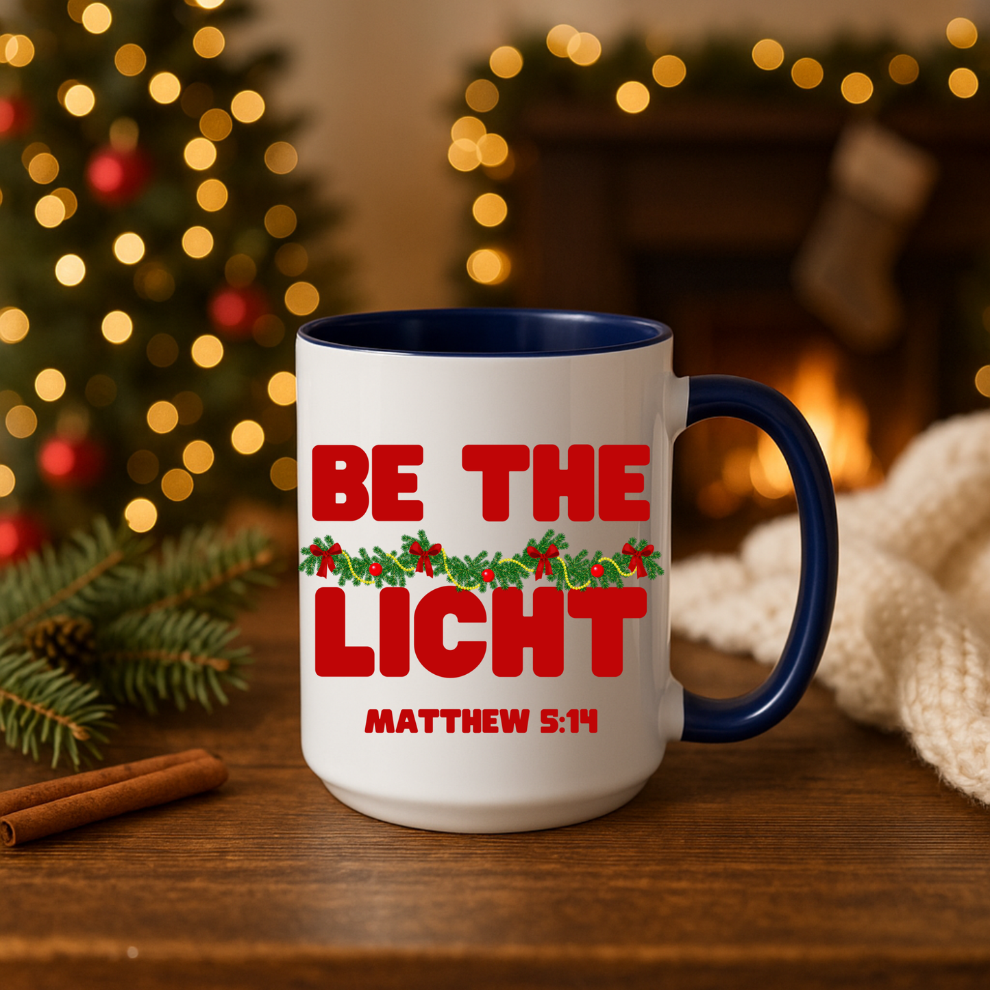 Be the Light – Matthew 5:14 Scripture Mug