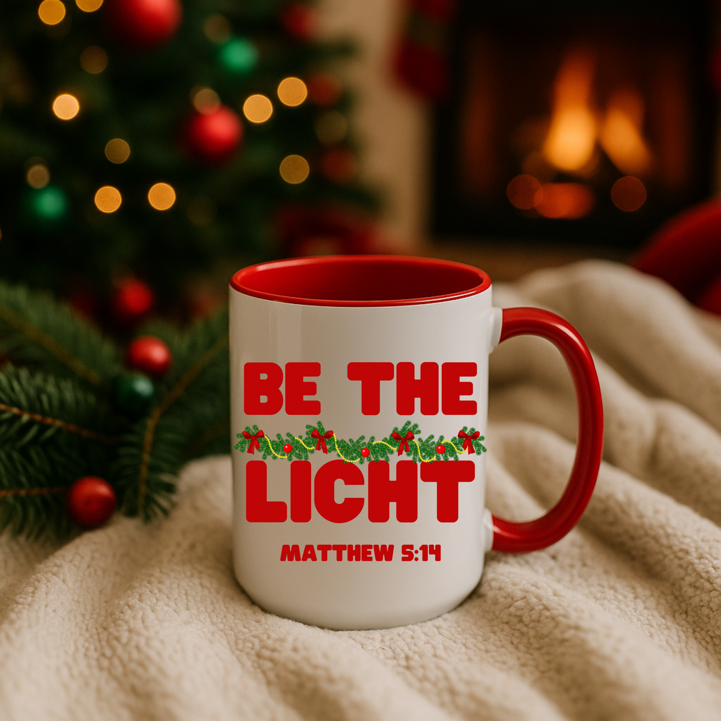 Be the Light – Matthew 5:14 Scripture Mug