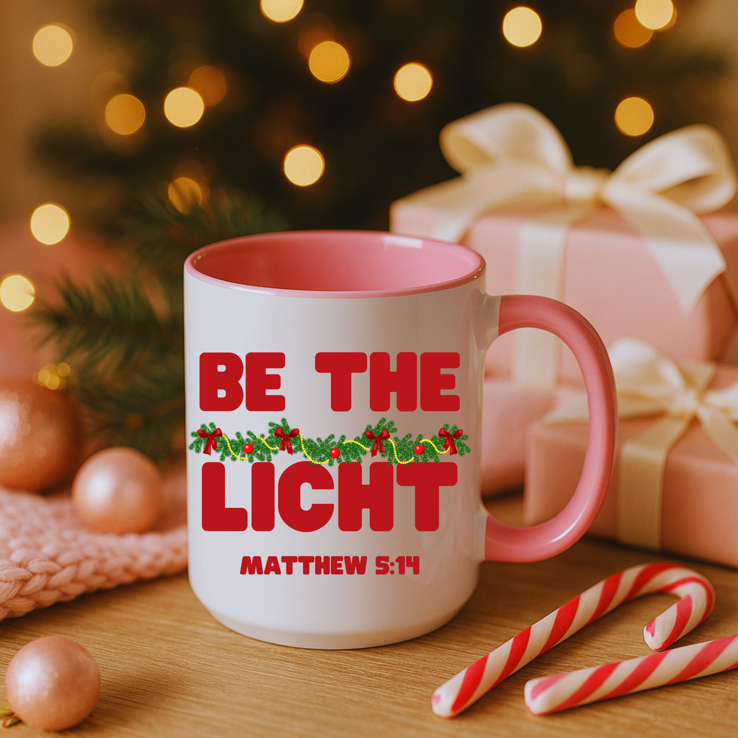 Be the Light – Matthew 5:14 Scripture Mug