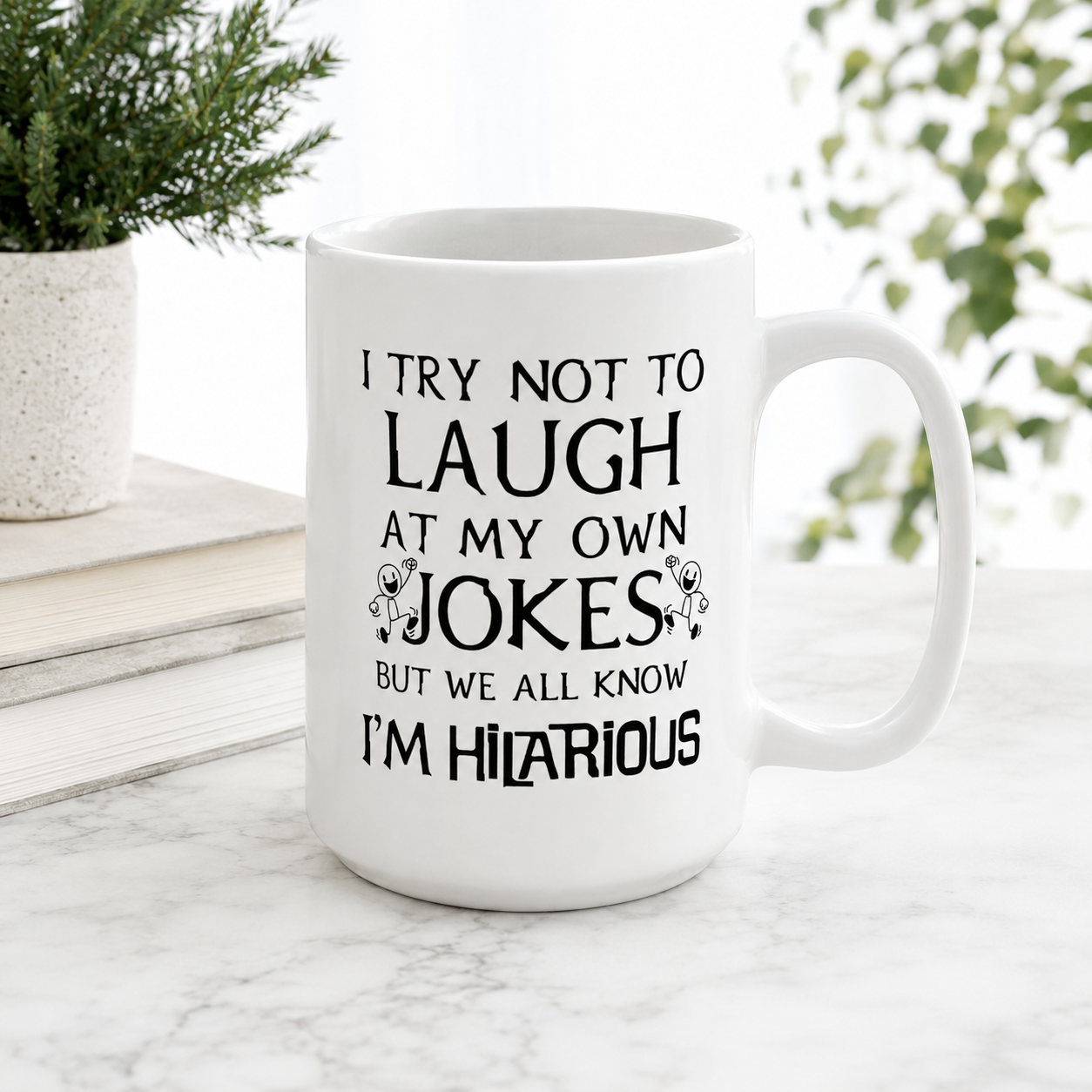 Funny Joke Coffee Mug, Gift for Friends Cup
