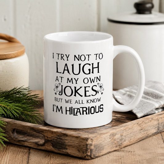 Funny Joke Coffee Mug, Gift for Friends Cup