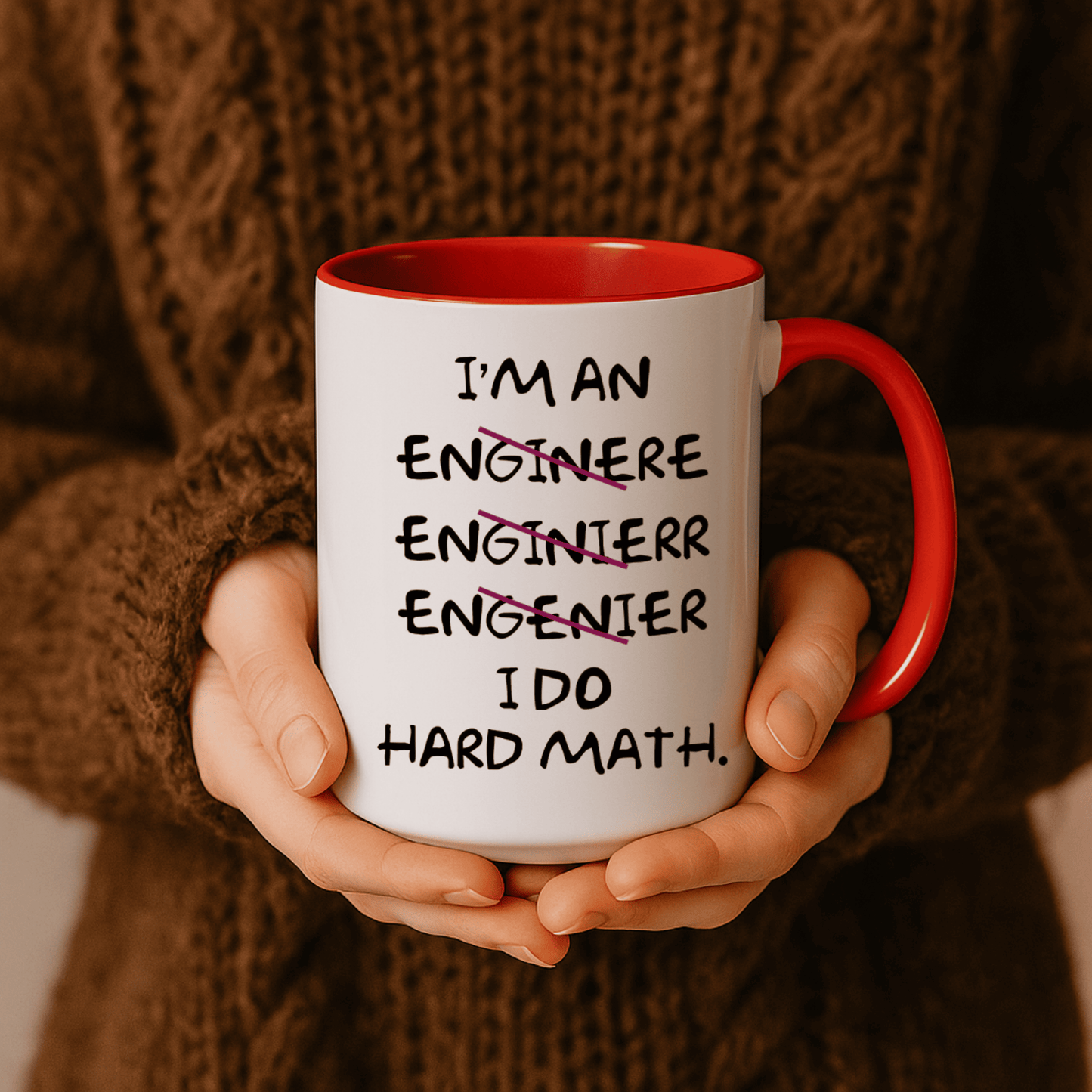I Do Hard Math Engineer Mug, STEM Graduation Coffee Cup