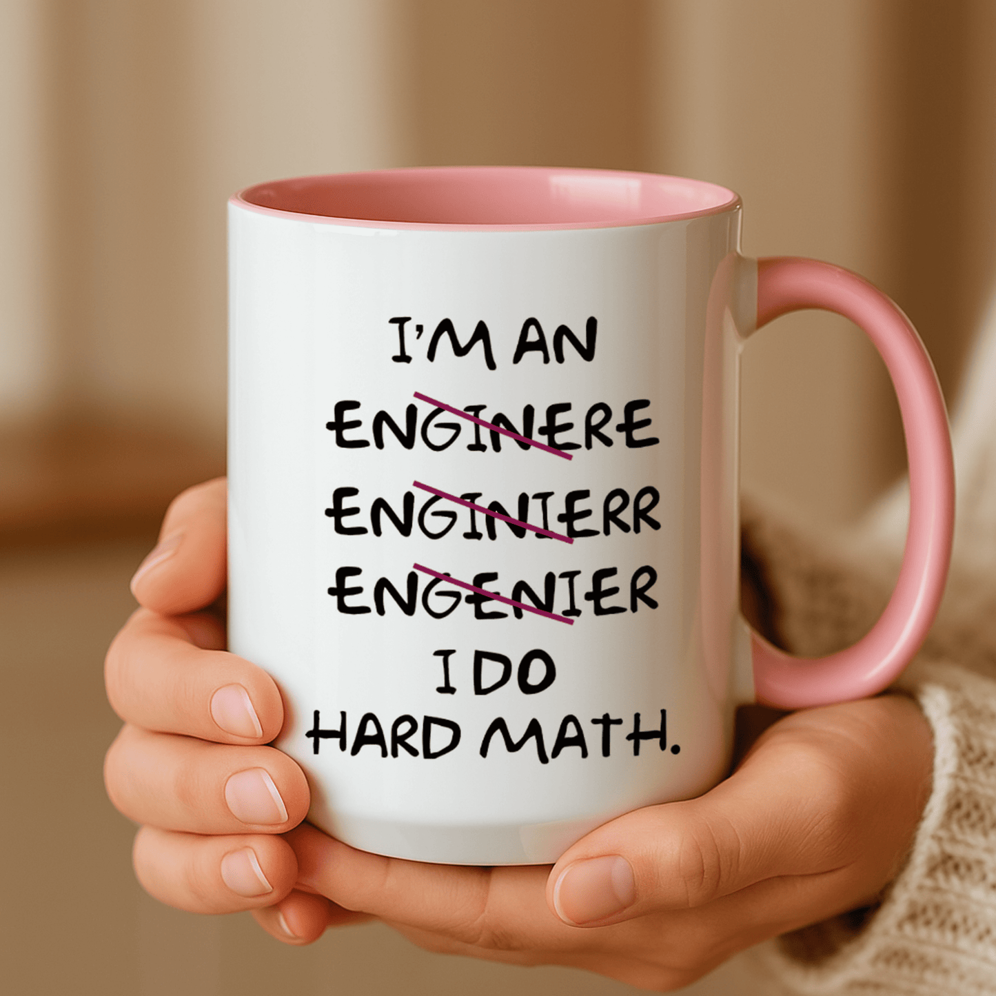 I Do Hard Math Engineer Mug, STEM Graduation Coffee Cup
