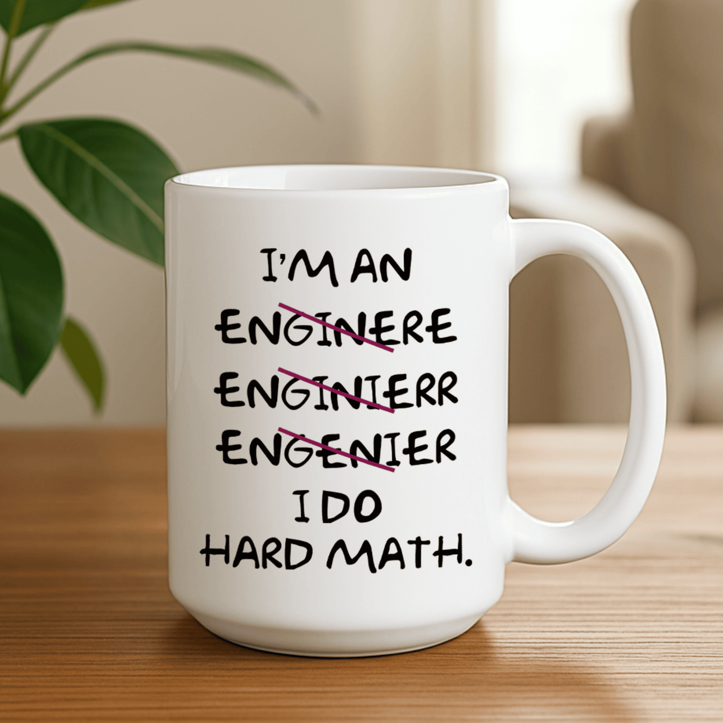 Funny Engineer Coffee Mug, Engineering Student Graduation Gift