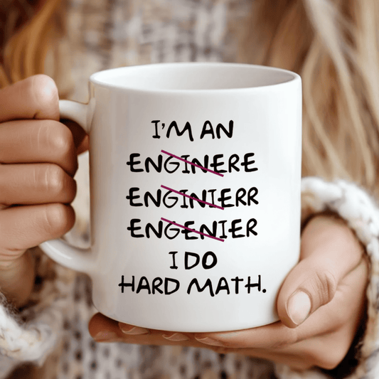 Funny Engineer Coffee Mug, Engineering Student Graduation Gift