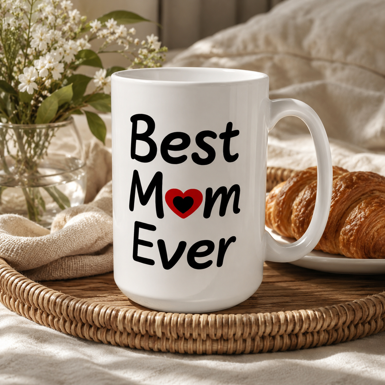 Funny Best Mom Ever Coffee Mug, Sassy Cat Mother Gift