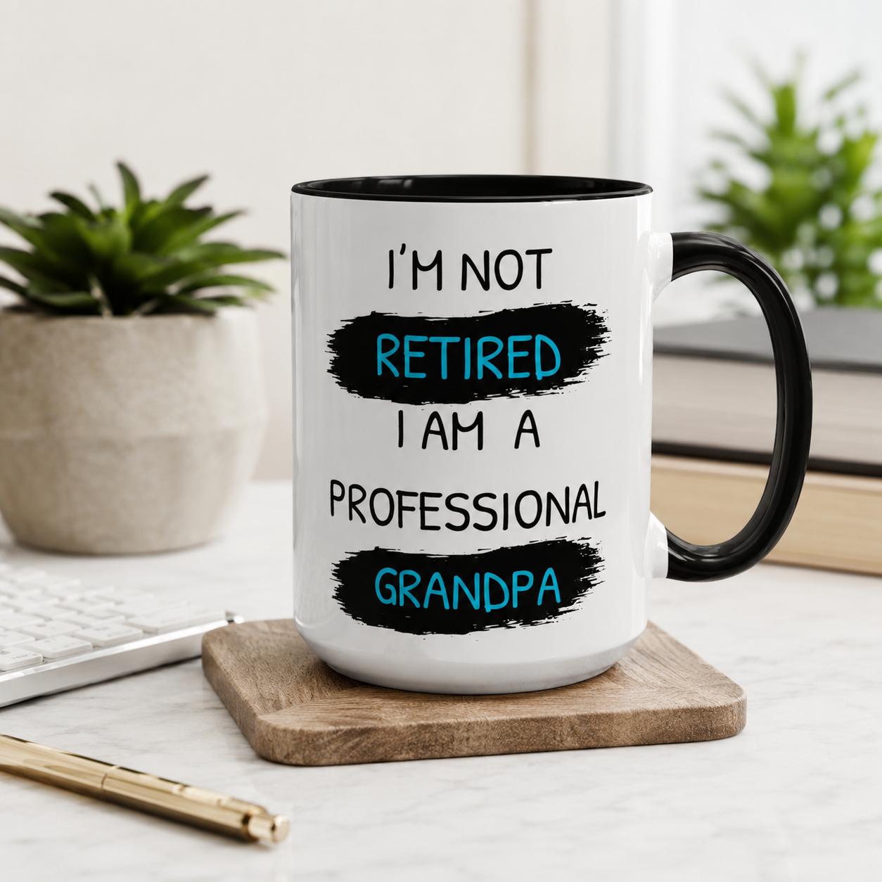 Professional Grandpa Mug, Funny Retirement Coffee Cup