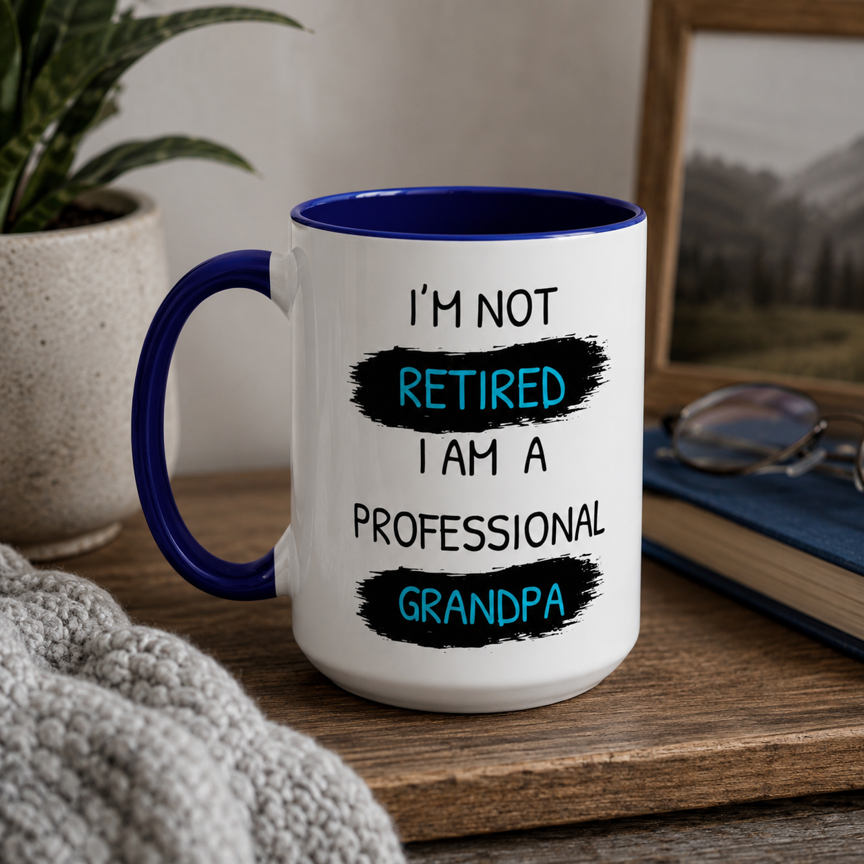 Professional Grandpa Mug, Funny Retirement Coffee Cup