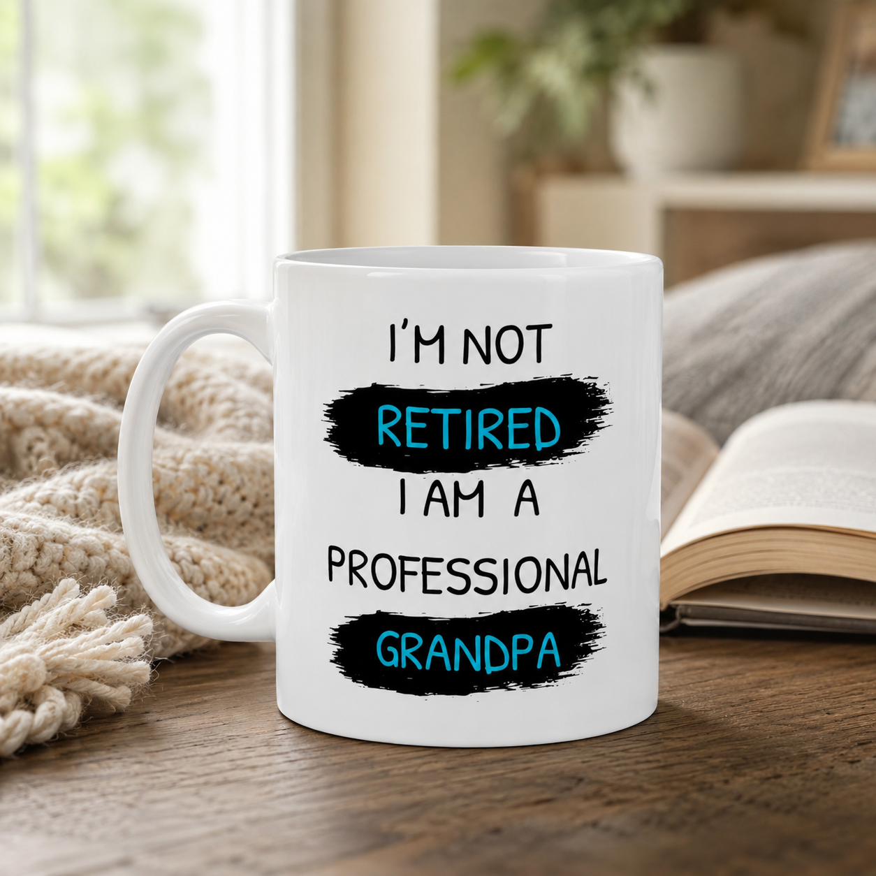 I’m Not Retired Grandpa Mug, Funny Retirement Gift