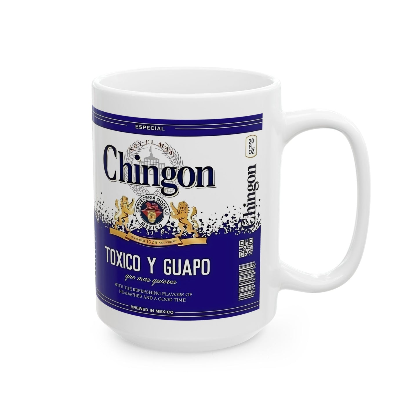 Chingon Ceramic Mug , Funny Coffee Cup