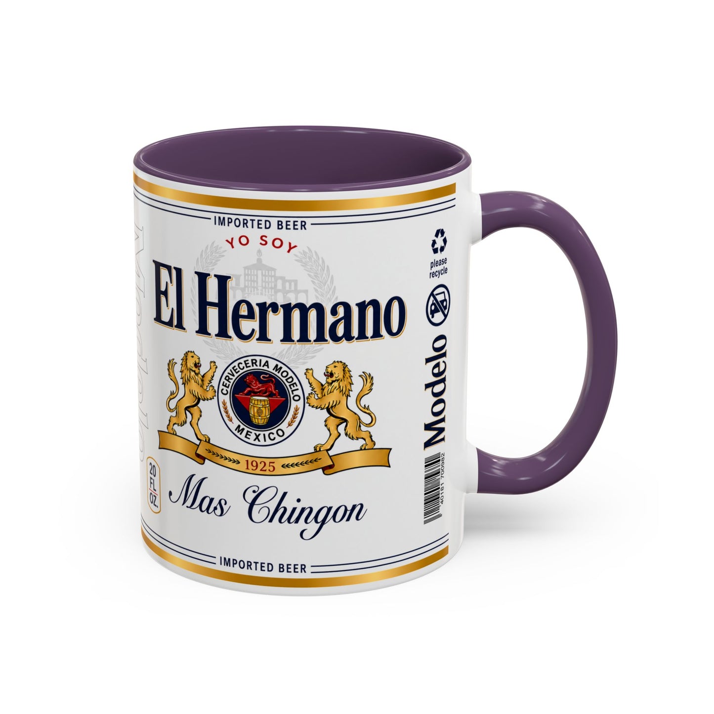 El Hermano Más Chingón Mug, Funny Spanish Brother Coffee Cup