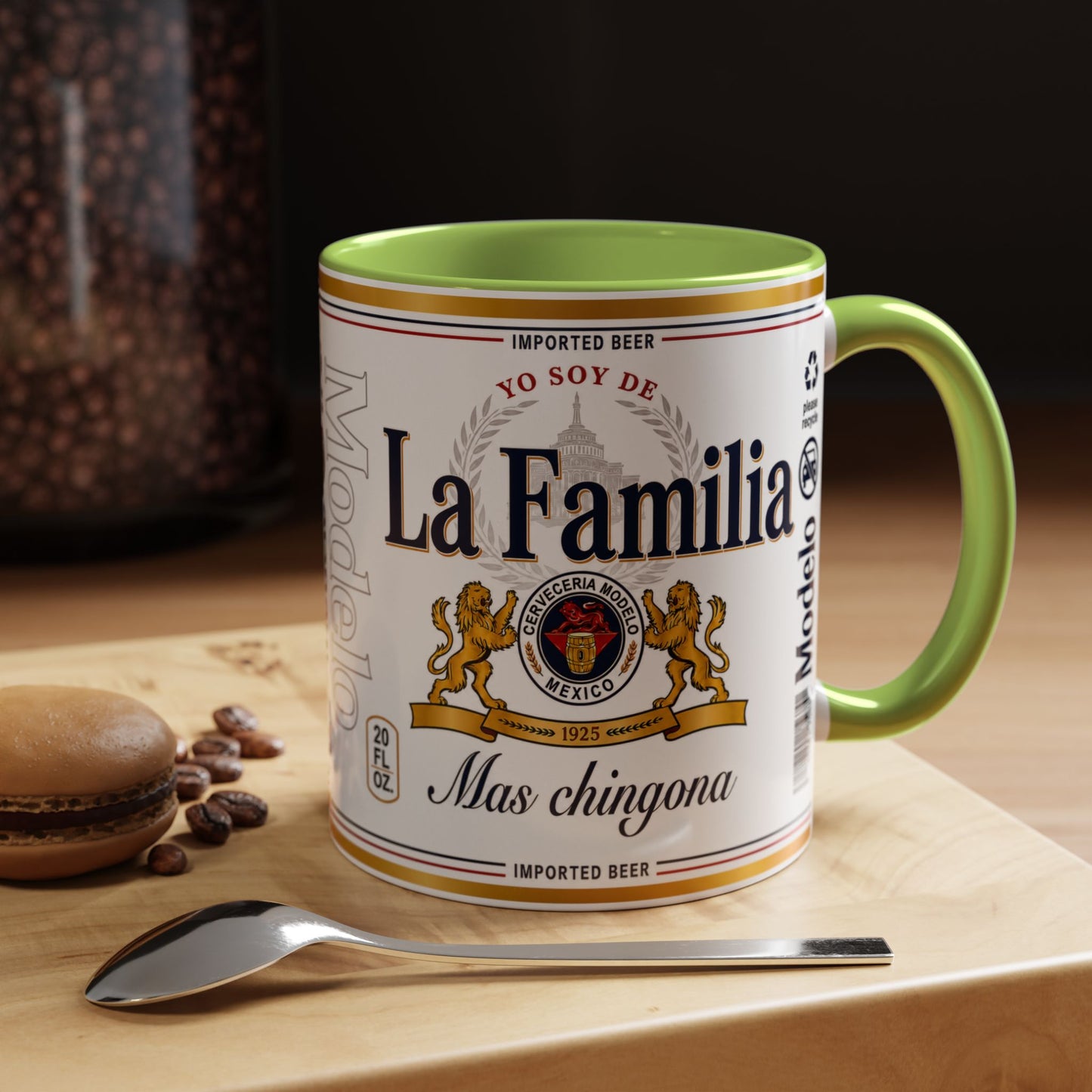 La Familia Más Chingona Mug, Funny Spanish Family Coffee Cup