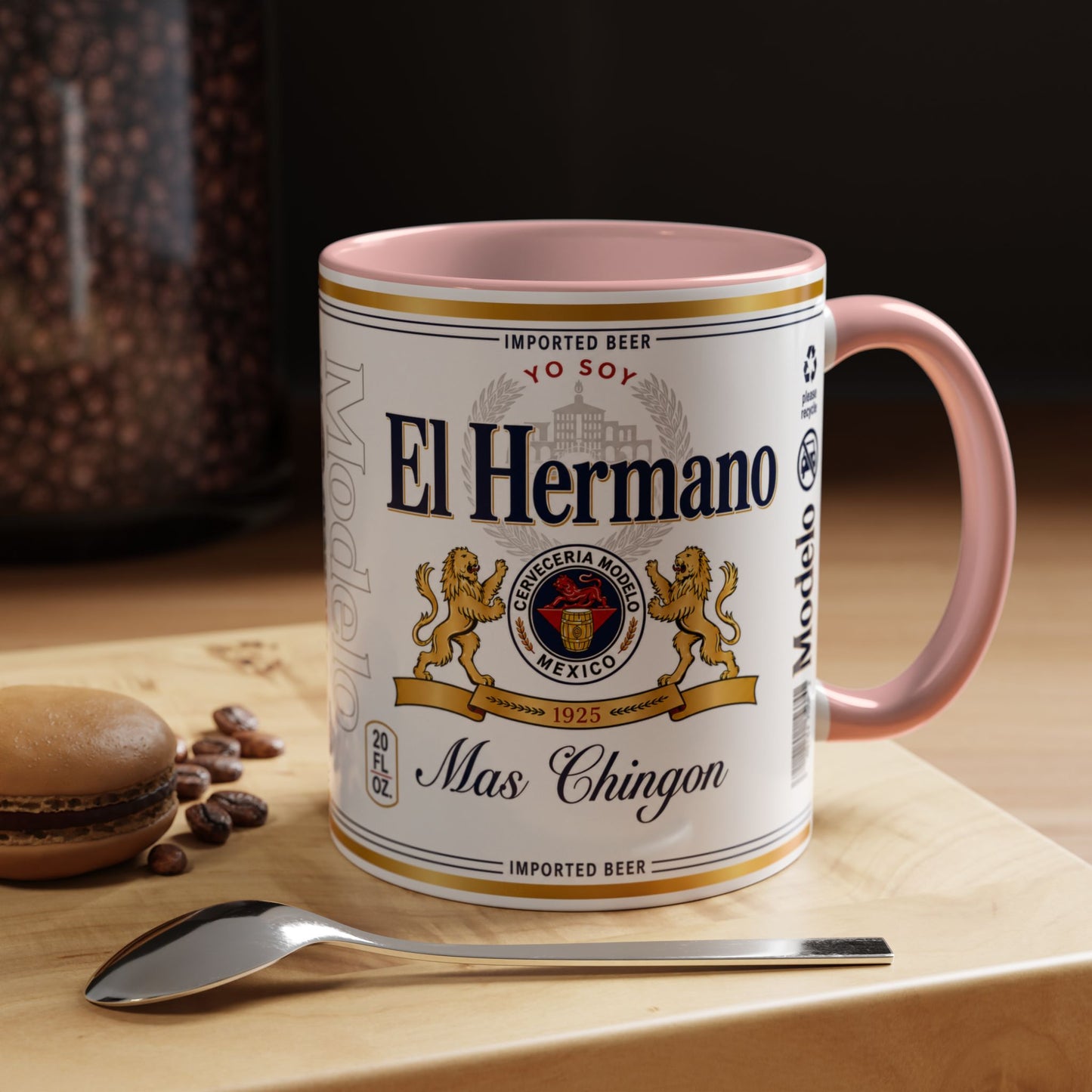 El Hermano Más Chingón Mug, Funny Spanish Brother Coffee Cup