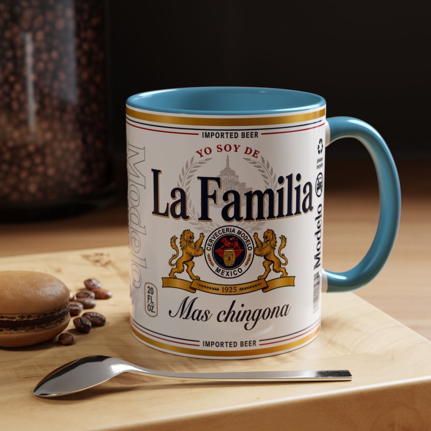 La Familia Más Chingona Mug, Funny Spanish Family Coffee Cup