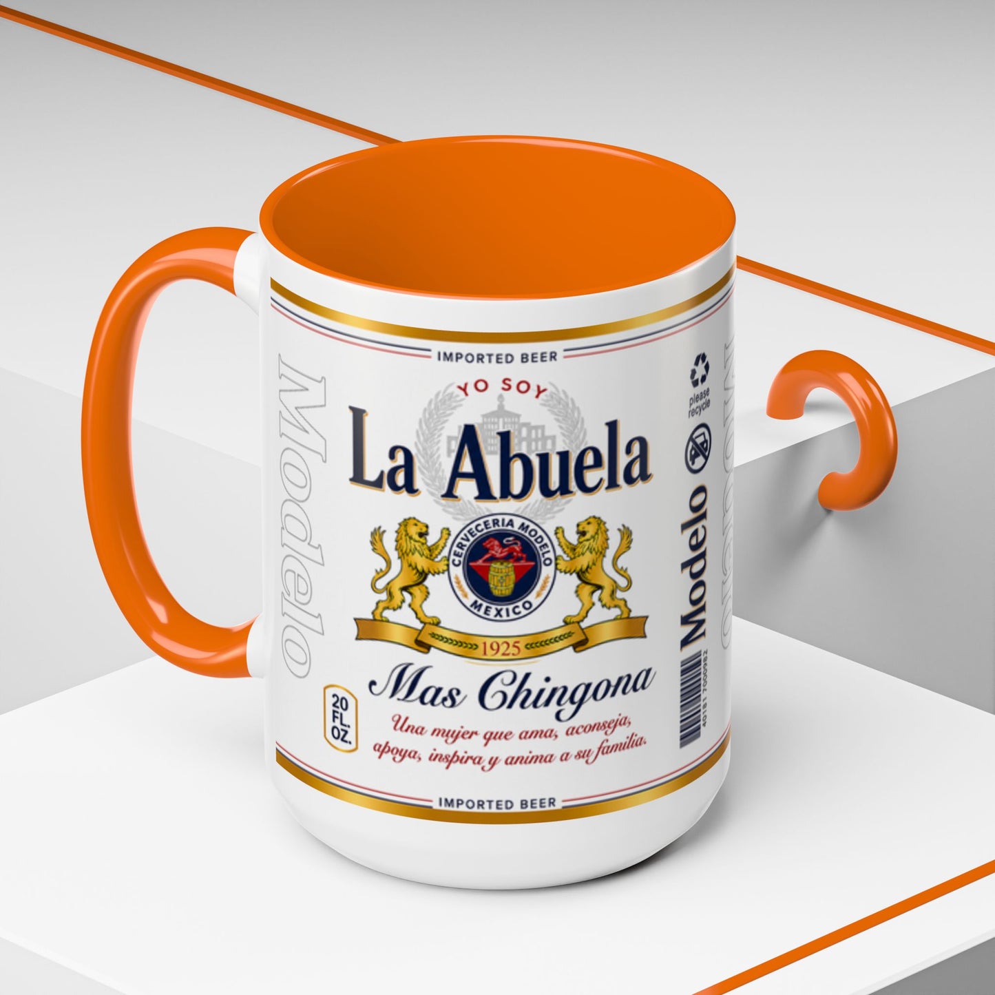 La Abuela Más Chingona Mug, Spanish Grandma Coffee Cup