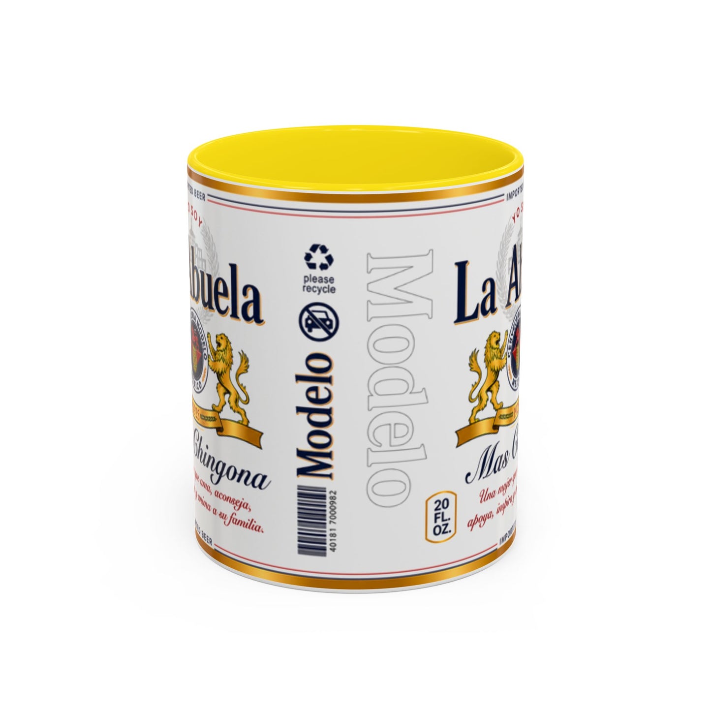 La Abuela Más Chingona Mug, Spanish Grandma Coffee Cup