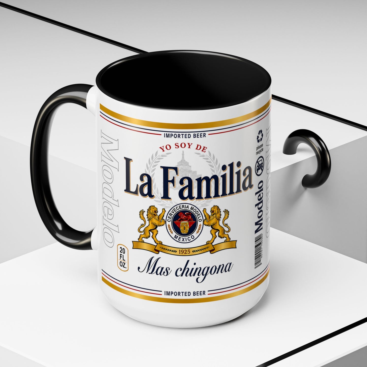 La Familia Más Chingona Mug, Funny Spanish Family Coffee Cup