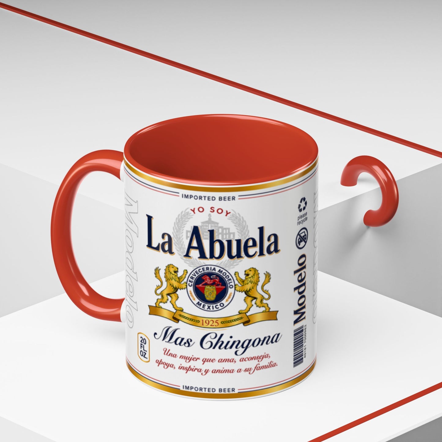 La Abuela Más Chingona Mug, Spanish Grandma Coffee Cup