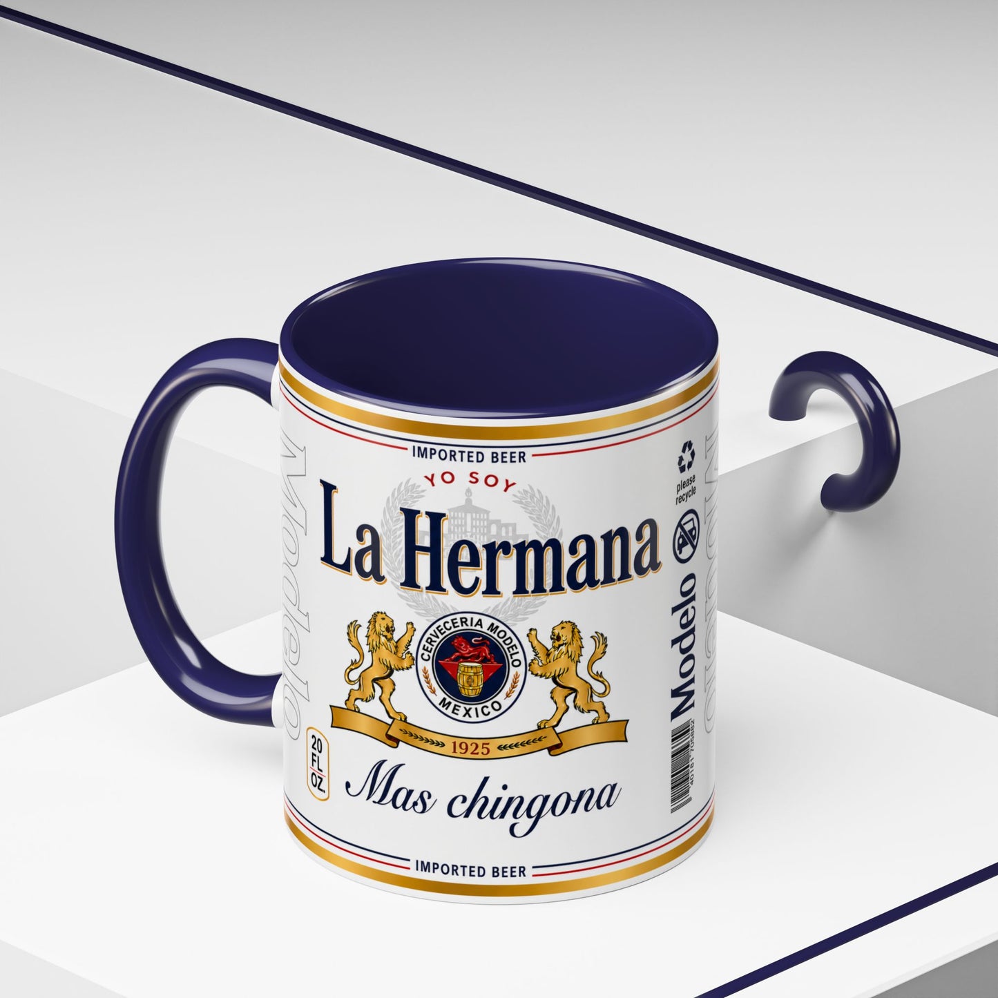 La Hermana Más Chingona Mug, Funny Spanish Sister Coffee Cup