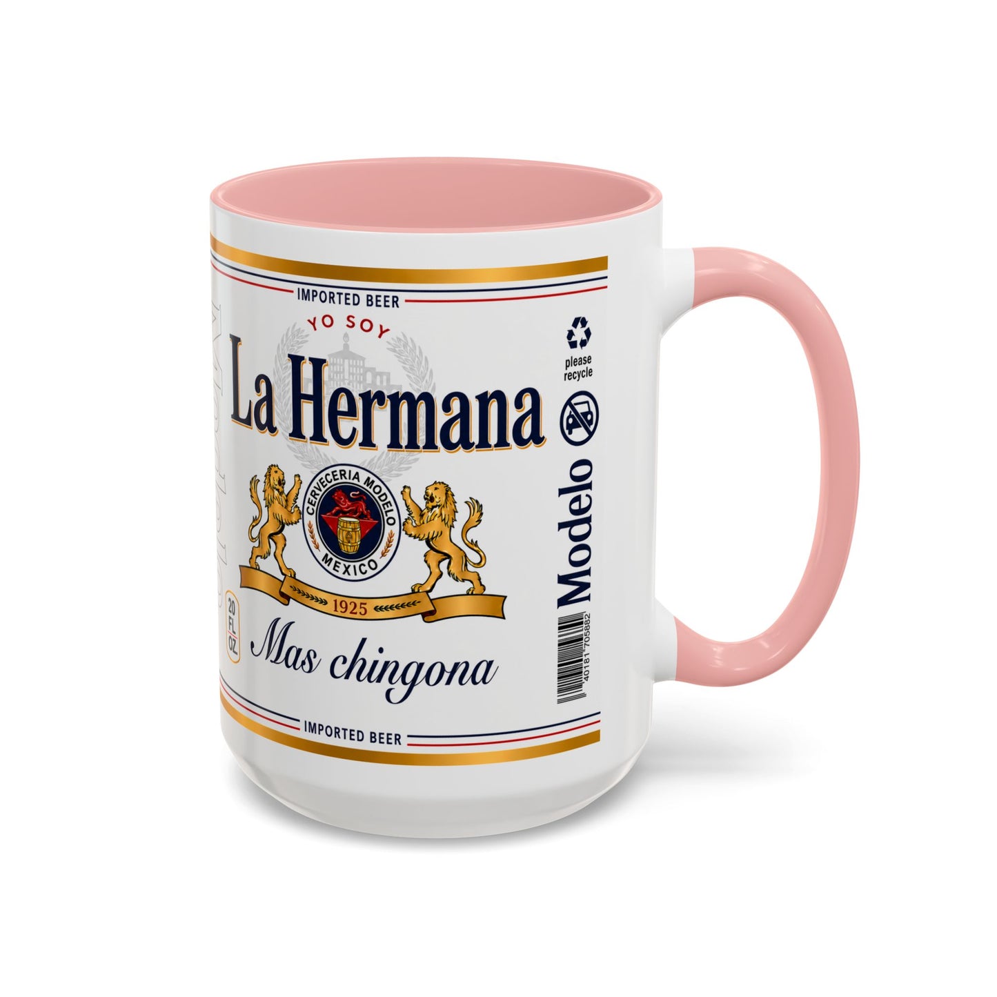 La Hermana Más Chingona Mug, Funny Spanish Sister Coffee Cup