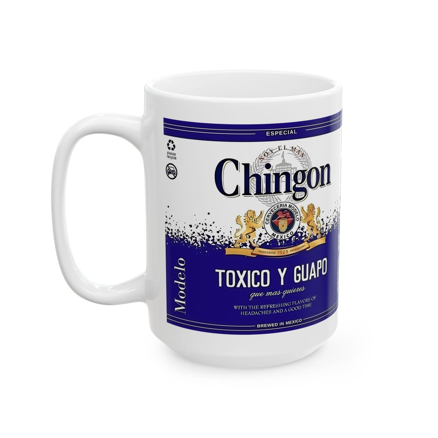 Chingon Ceramic Mug , Funny Coffee Cup