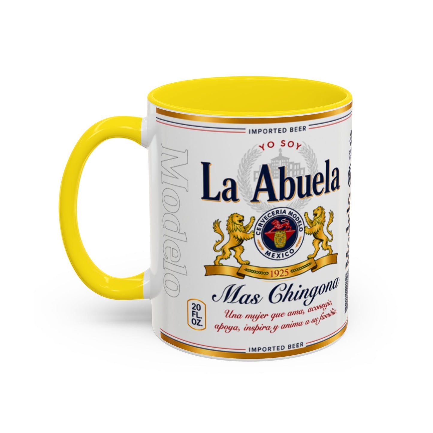 La Abuela Más Chingona Mug, Spanish Grandma Coffee Cup
