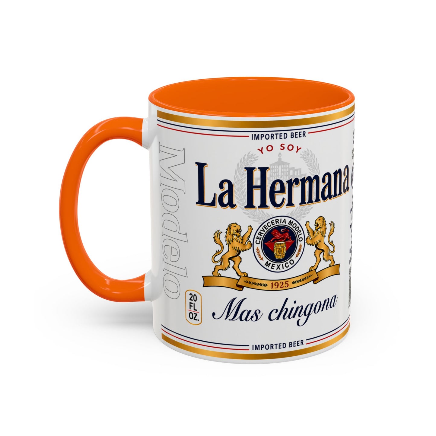 La Hermana Más Chingona Mug, Funny Spanish Sister Coffee Cup
