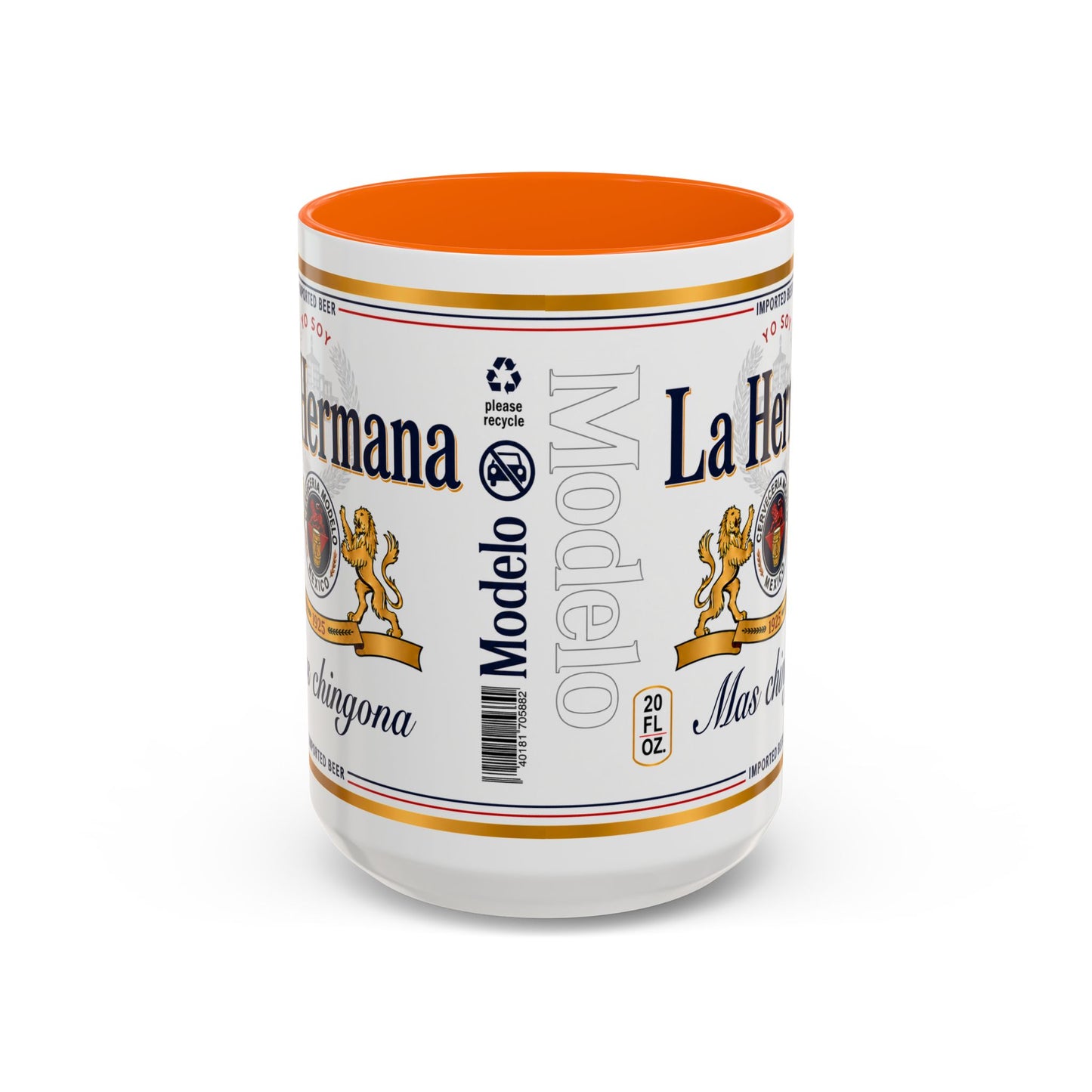 La Hermana Más Chingona Mug, Funny Spanish Sister Coffee Cup