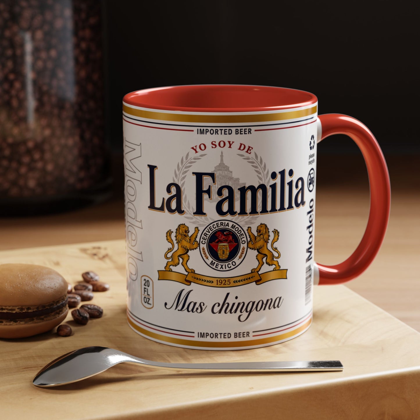 La Familia Más Chingona Mug, Funny Spanish Family Coffee Cup