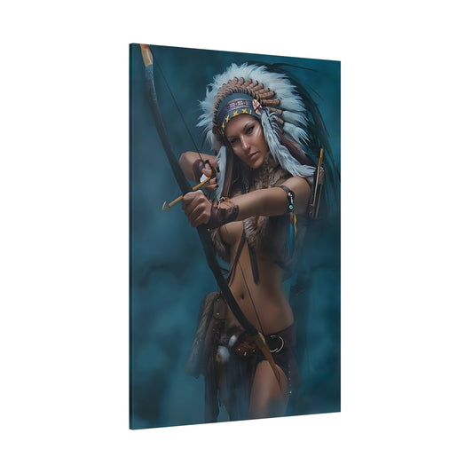 Warrior Spirit – Canvas Wall Art with Bow and Arrow