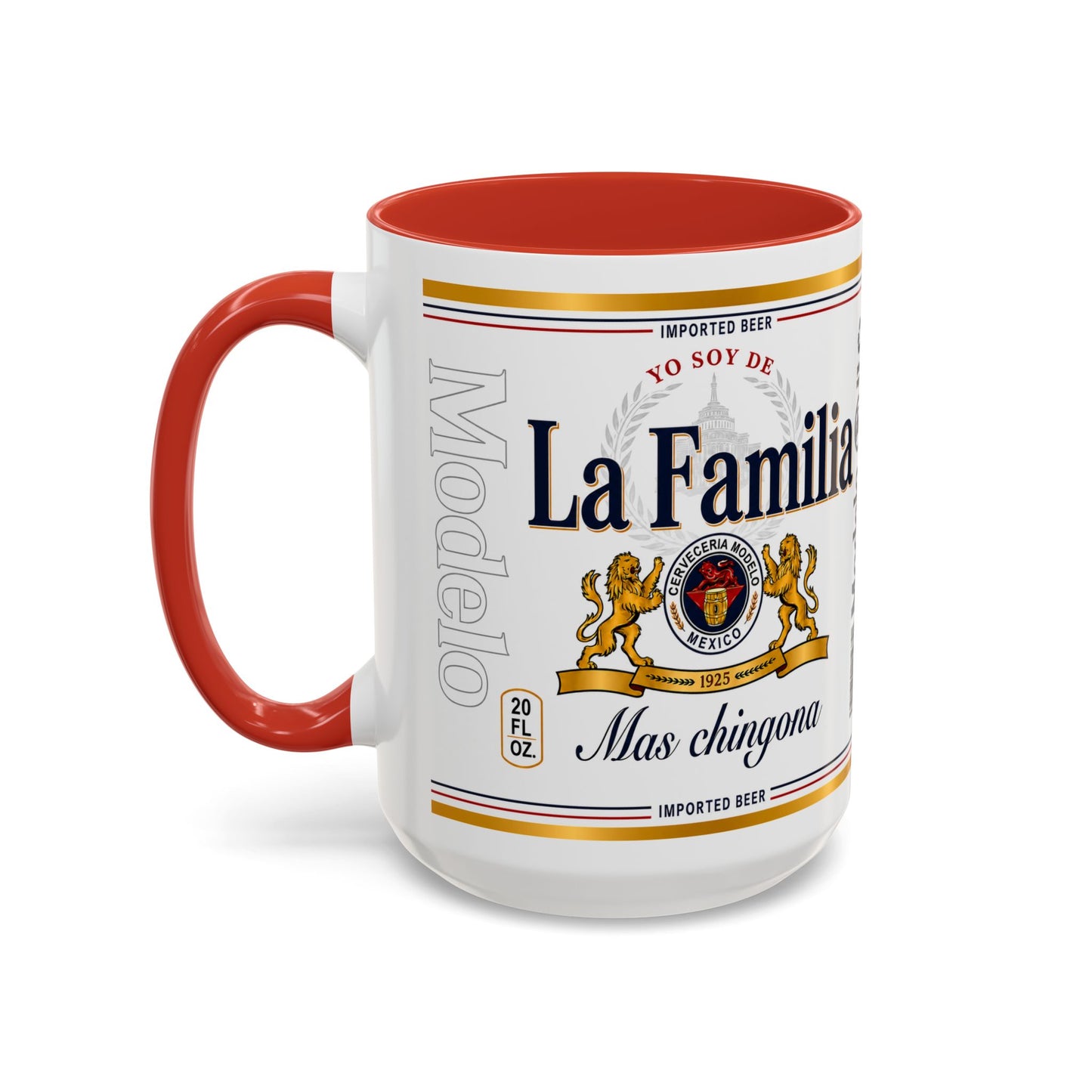 La Familia Más Chingona Mug, Funny Spanish Family Coffee Cup