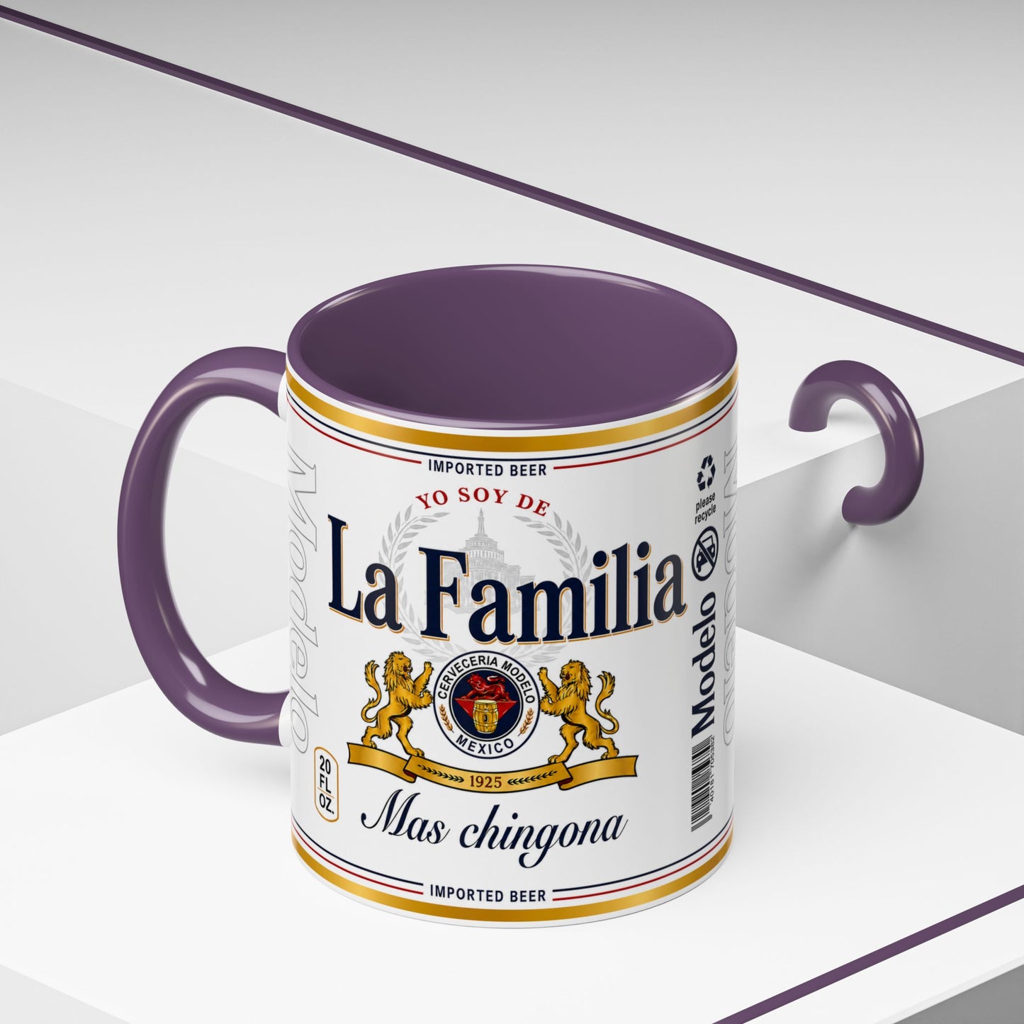 La Familia Más Chingona Mug, Funny Spanish Family Coffee Cup