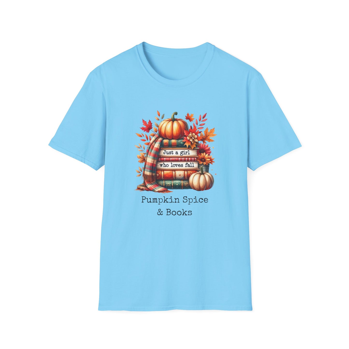 Pumpkin Spice & Books – Fall Reading T-Shirt
