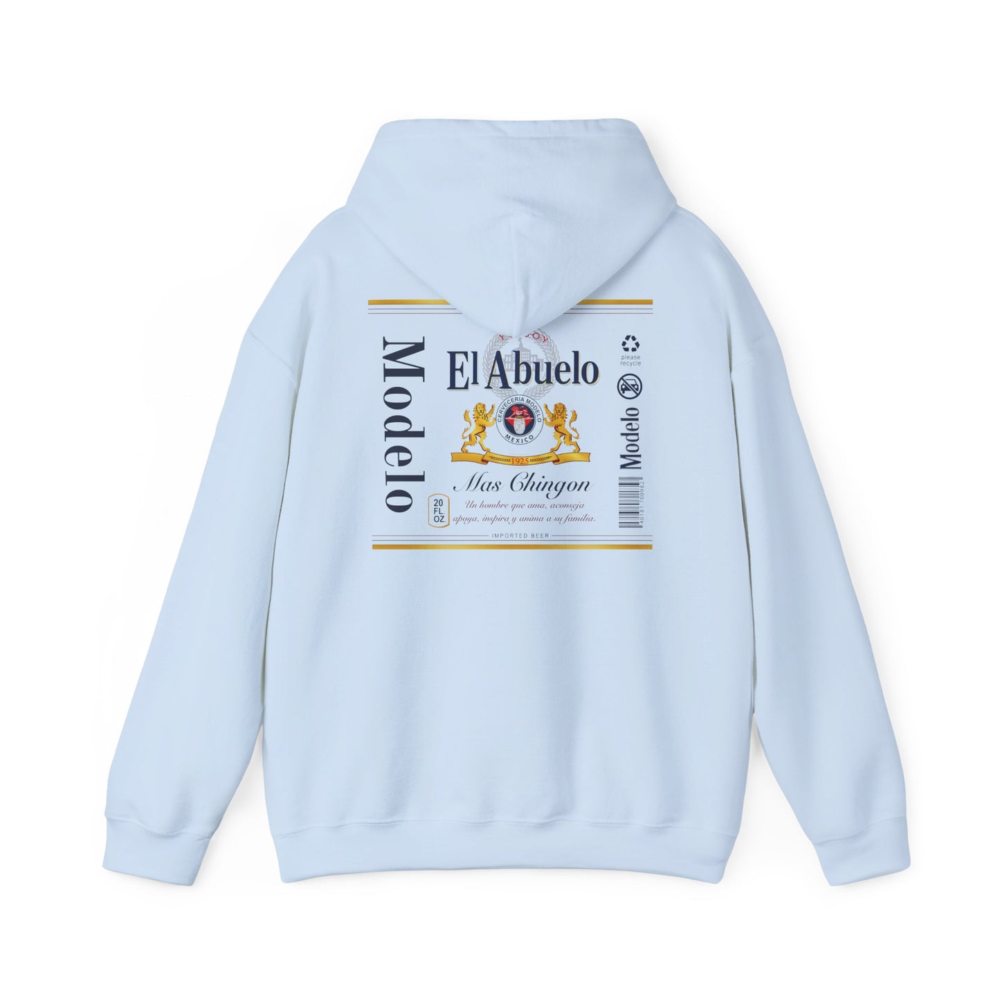 Hoodie Modelo Beer ,El Abuelo Modelo Beer