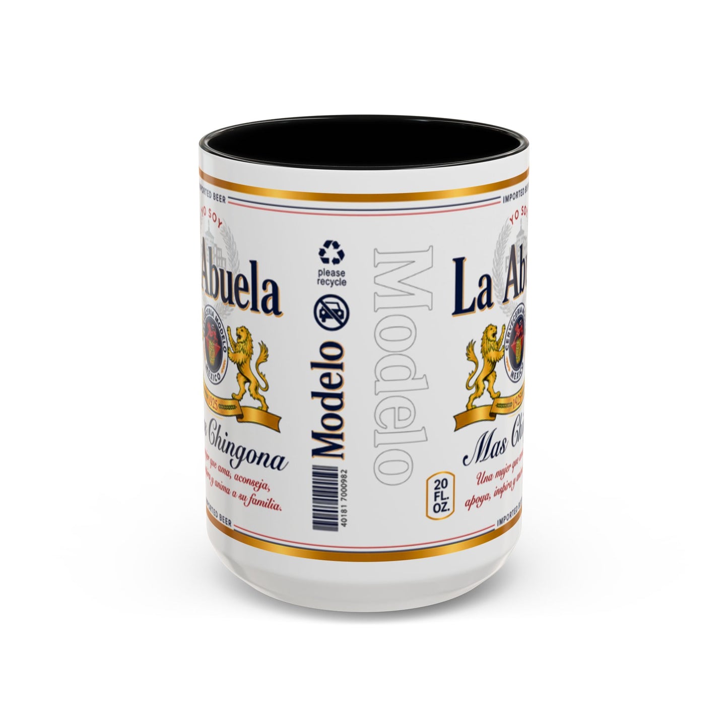 La Abuela Más Chingona Mug, Spanish Grandma Coffee Cup