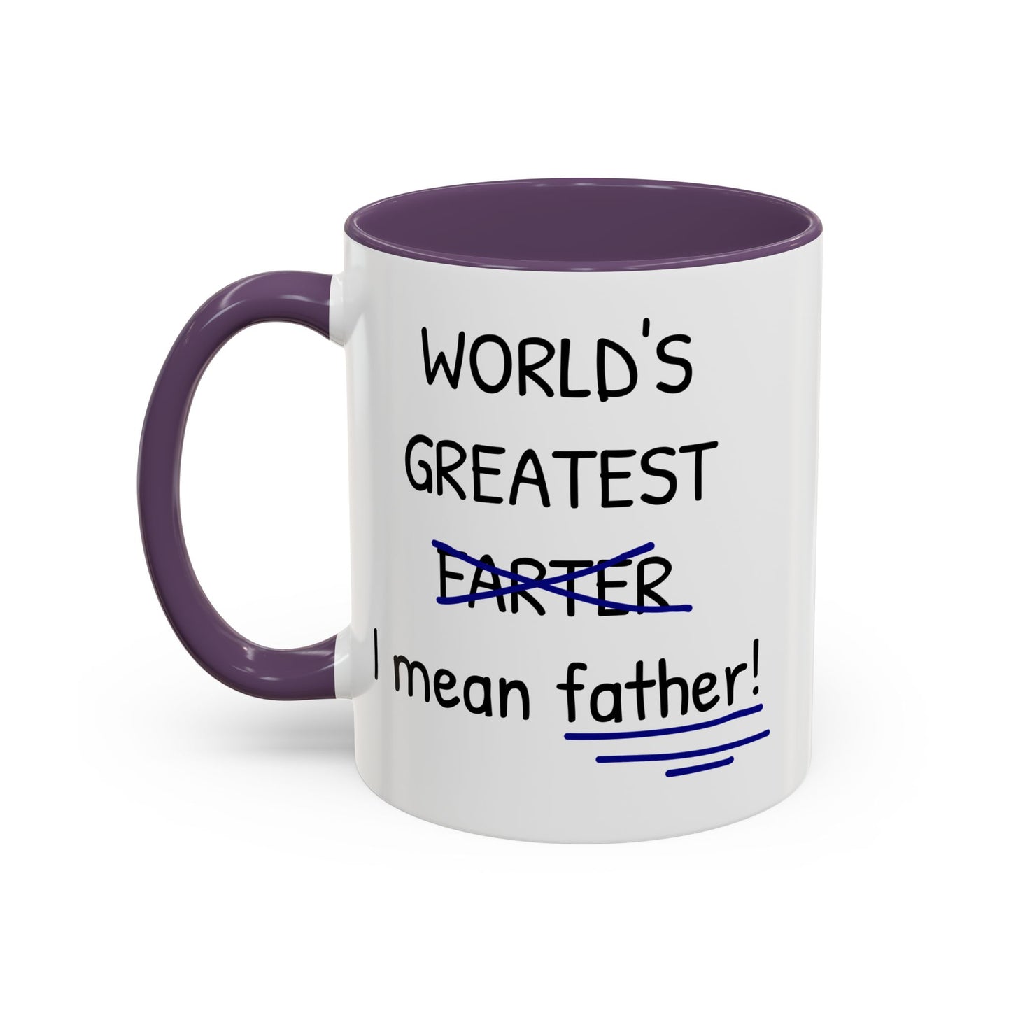 World’s Greatest Farter Mug, Funny Father Coffee Cup, Dad Joke Gift