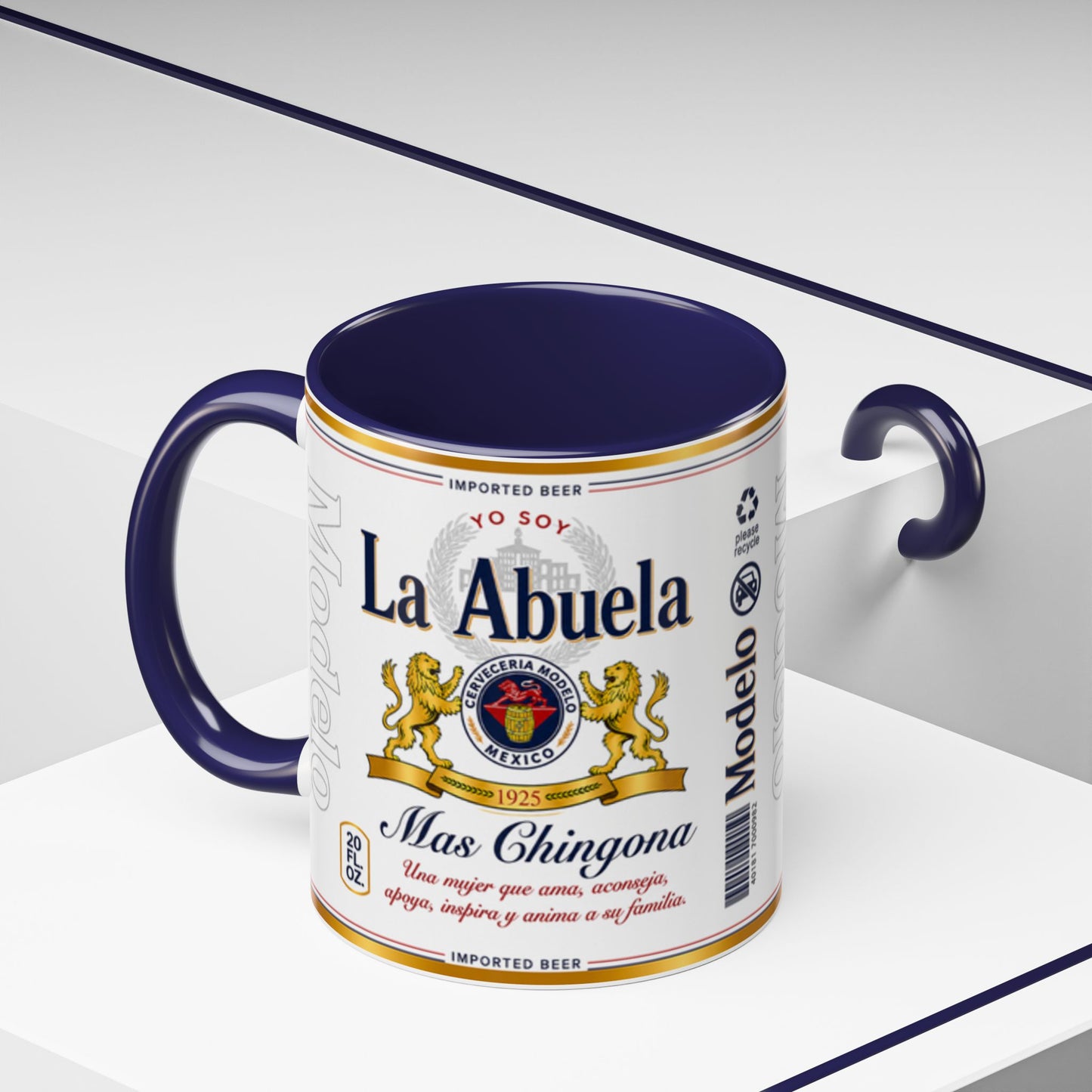 La Abuela Más Chingona Mug, Spanish Grandma Coffee Cup