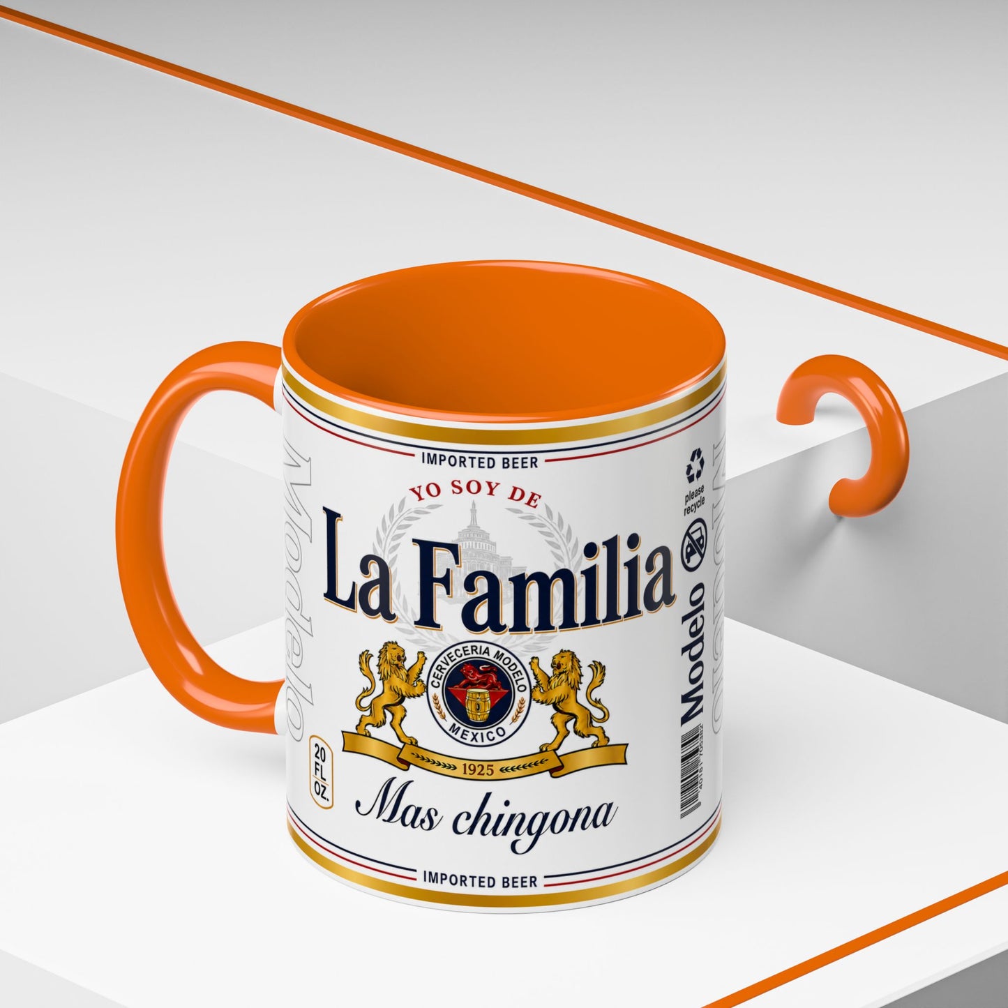 La Familia Más Chingona Mug, Funny Spanish Family Coffee Cup
