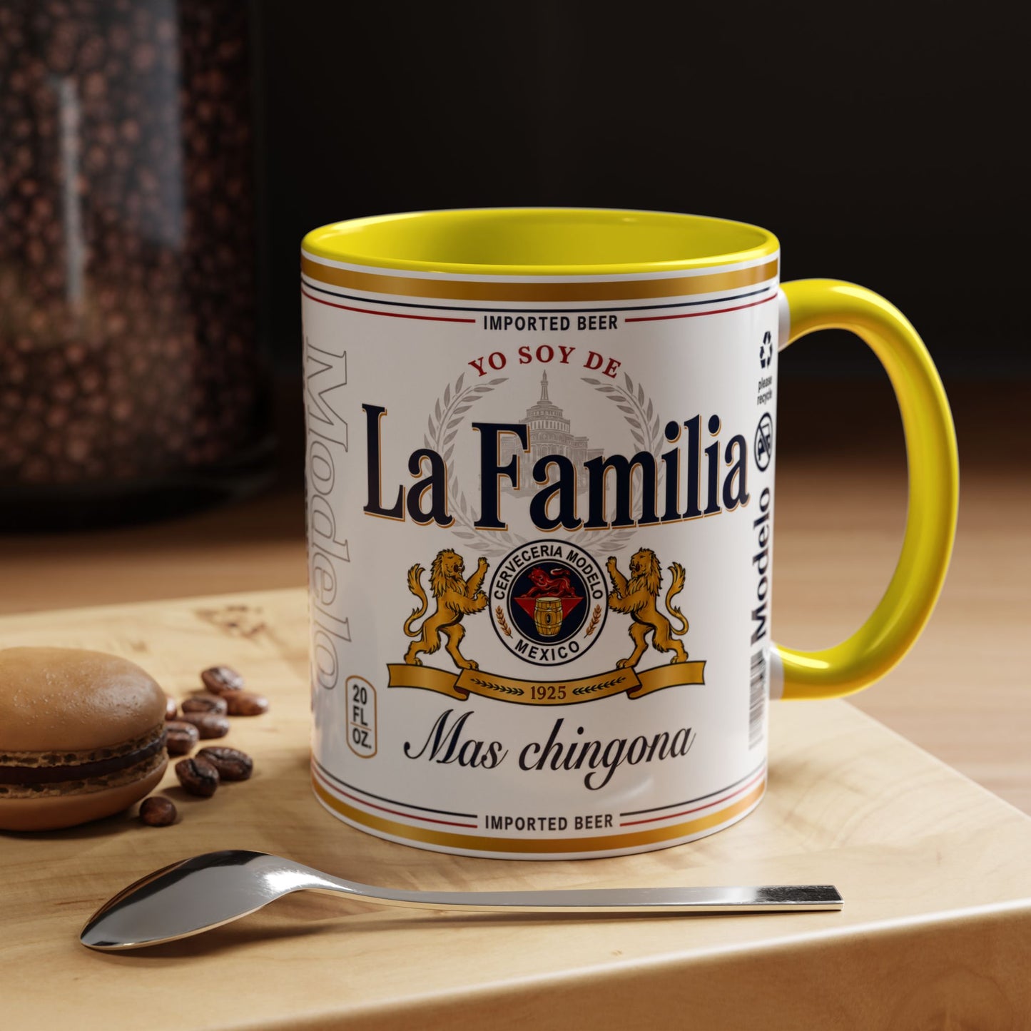 La Familia Más Chingona Mug, Funny Spanish Family Coffee Cup