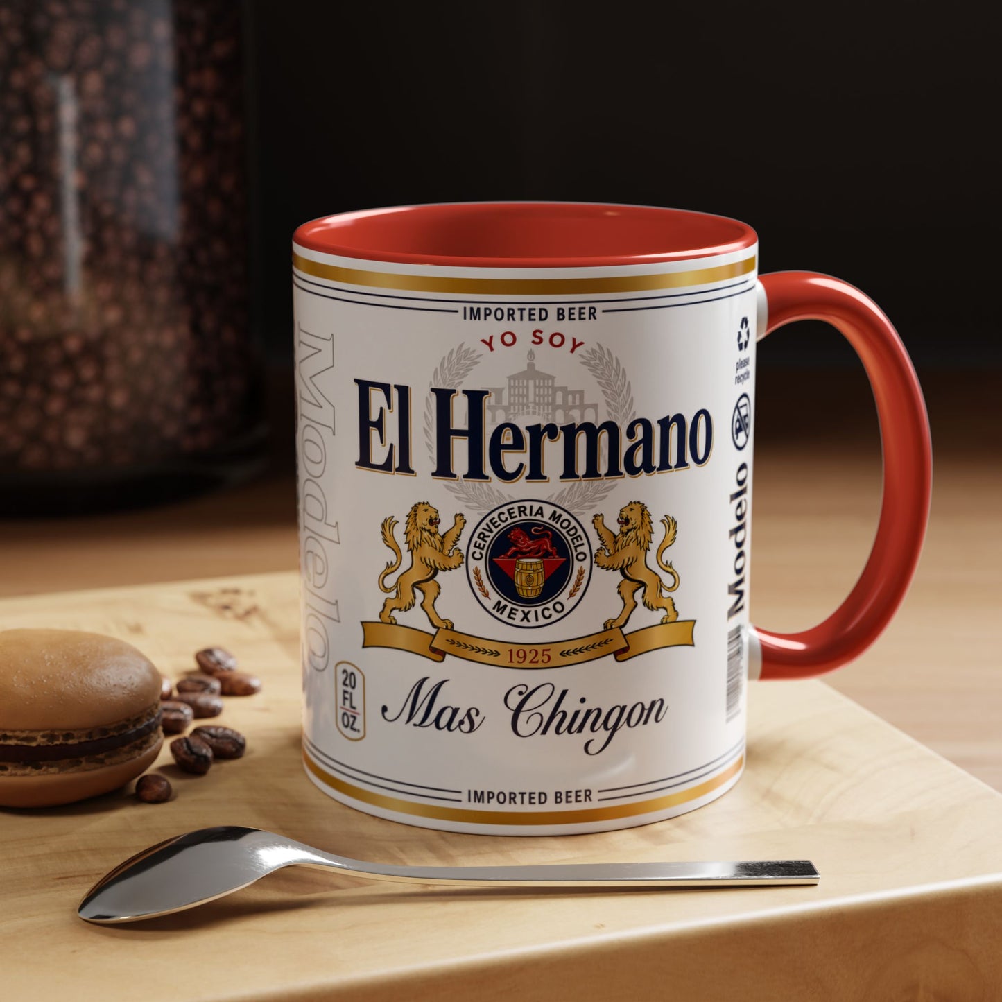 El Hermano Más Chingón Mug, Funny Spanish Brother Coffee Cup