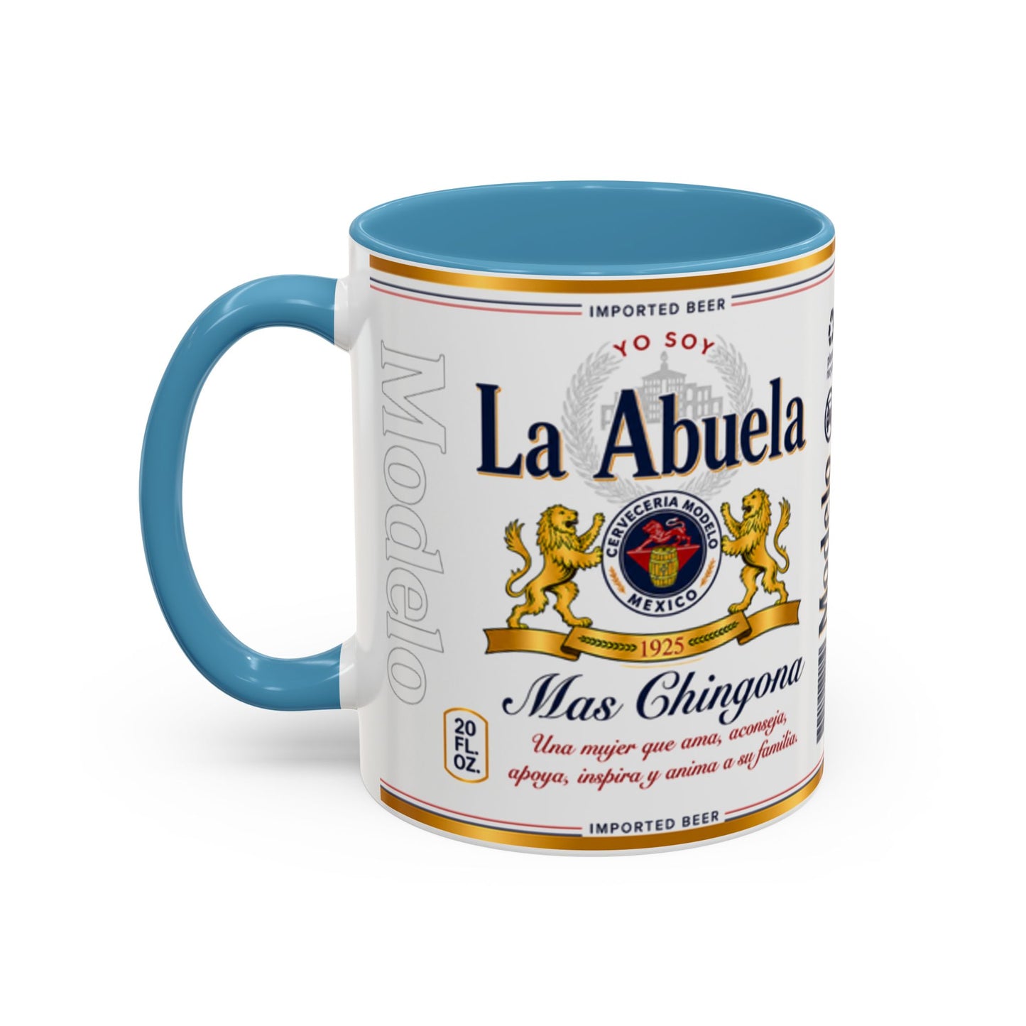 La Abuela Más Chingona Mug, Spanish Grandma Coffee Cup