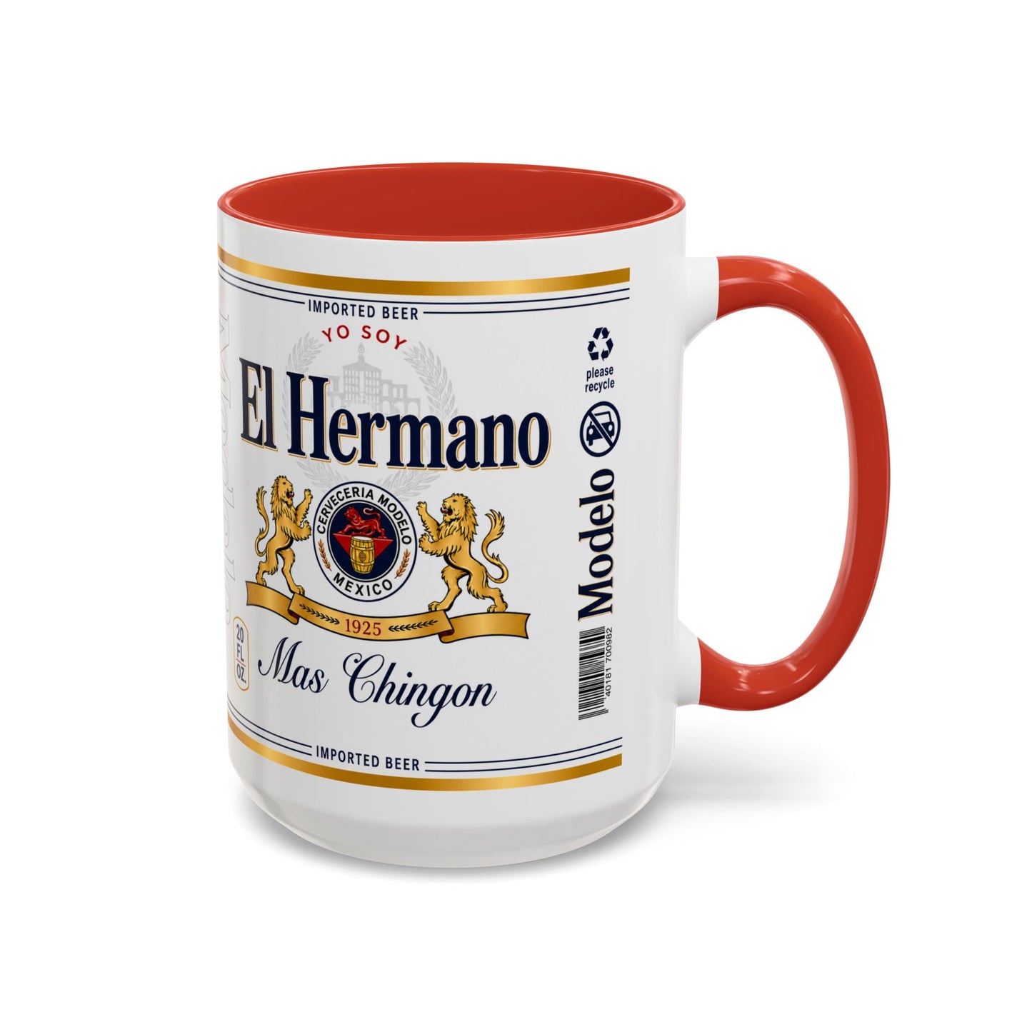 El Hermano Más Chingón Mug, Funny Spanish Brother Coffee Cup