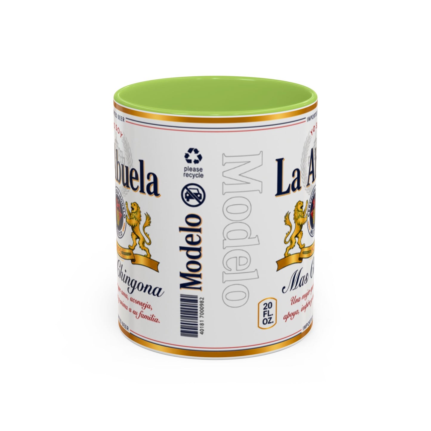 La Abuela Más Chingona Mug, Spanish Grandma Coffee Cup