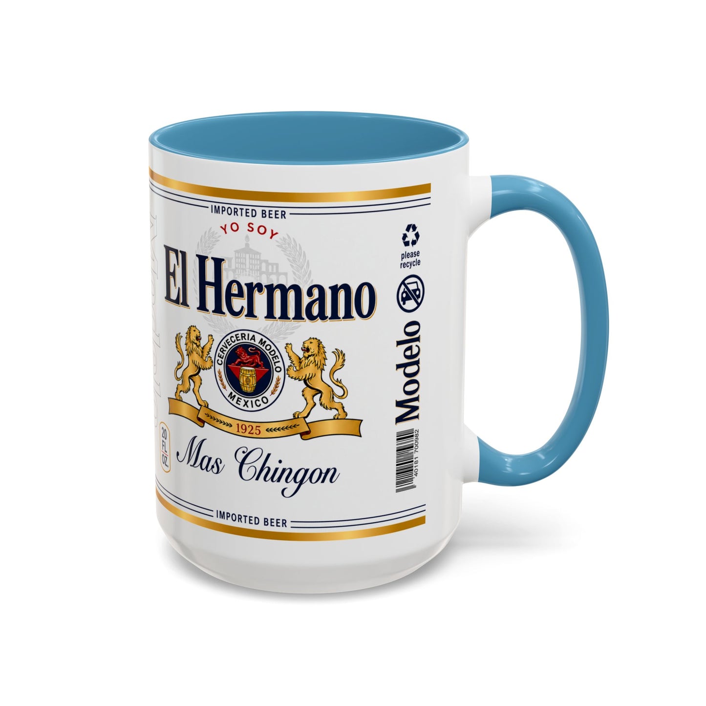 El Hermano Más Chingón Mug, Funny Spanish Brother Coffee Cup