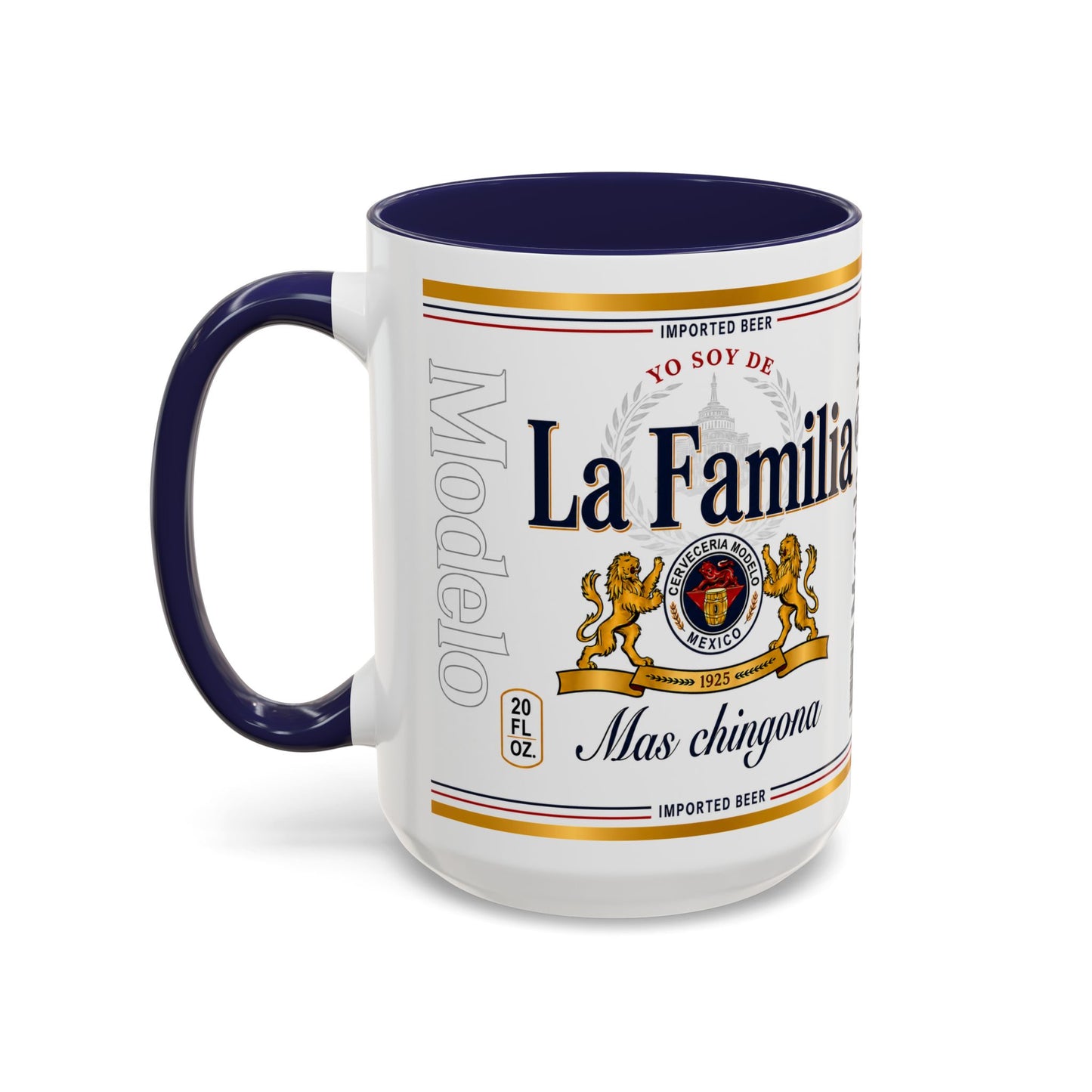 La Familia Más Chingona Mug, Funny Spanish Family Coffee Cup